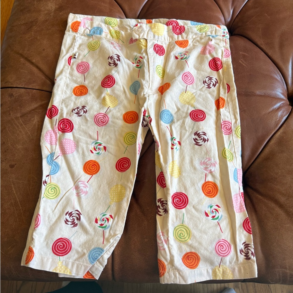 Colorful Lollipop Print Kids Pajama Pants
